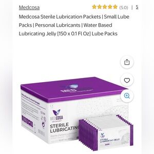Medcosa Sterile Lubrication Packets 
Personal Lubricants | Water-Based!